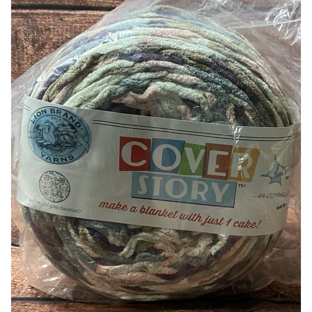 Lion Brand Yarns Cover Story Emery (220X) 6 Super Bulky 35 oz/547 yards New - Picture 5 of 6